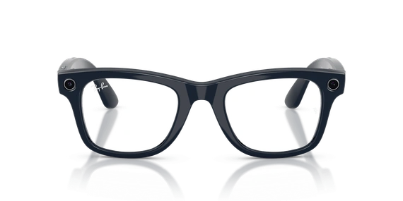 Умные очки Ray-Ban Meta Wayfarer Gen 2 (RW4012) Shiny Cosmic Blue/Clear/Sapphire Transitions S53 T155