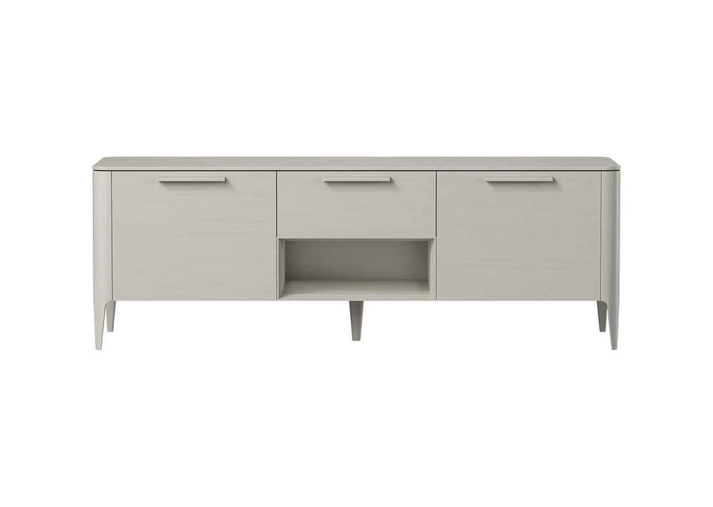 Тумба Type oak под ТВ ширина 160 см (серо-бежевый)