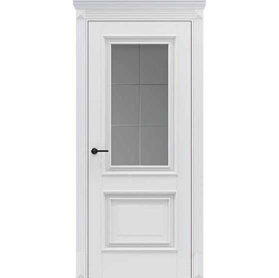 Цена на Межкомнатная дверь Classico-13.1 Shellac White остеклённая Купить Межкомнатная дверь Classico-13.1 Shellac White остеклённая