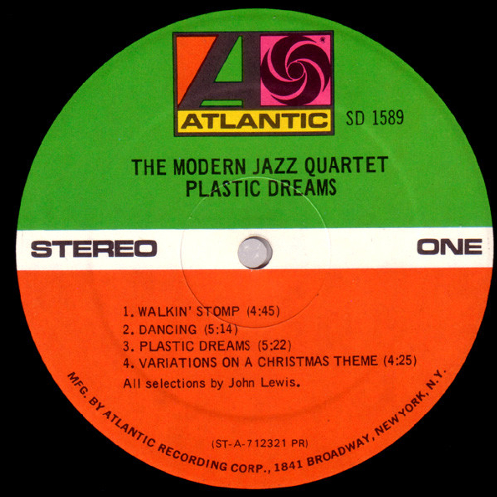 The Modern Jazz Quartet - Plastic Dreams - 1971 USA OG Press