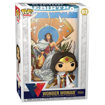Фигурка Funko POP! Comic Covers DC Wonder Woman 80th Wonder Woman (Rebirth) On Throne (03)
