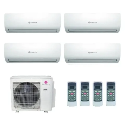 Мульти сплит-система Dantex RK-4M28HM3E-W / RK-M07C3N - 4шт.