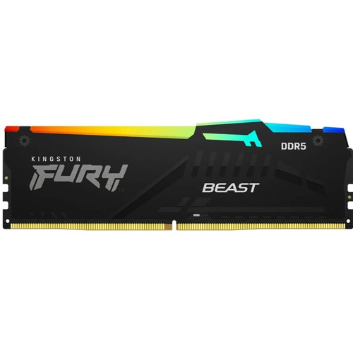Модуль памяти DIMM DDR5 32Gb, 5200Mhz, Kingston FURY Beast RGB (KF552C40BBA-32)