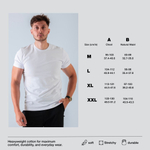 Футболка Mike x NEBBIA Muscle Fit White T-Shirt 158 Черная