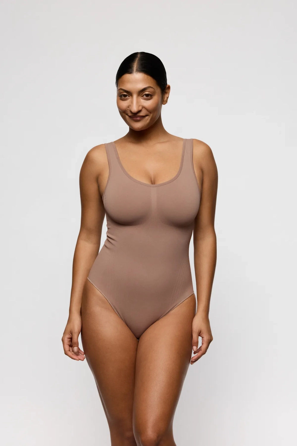 PRIMADONNA Nudda Корректирующее гладкое боди, светло-коричневый