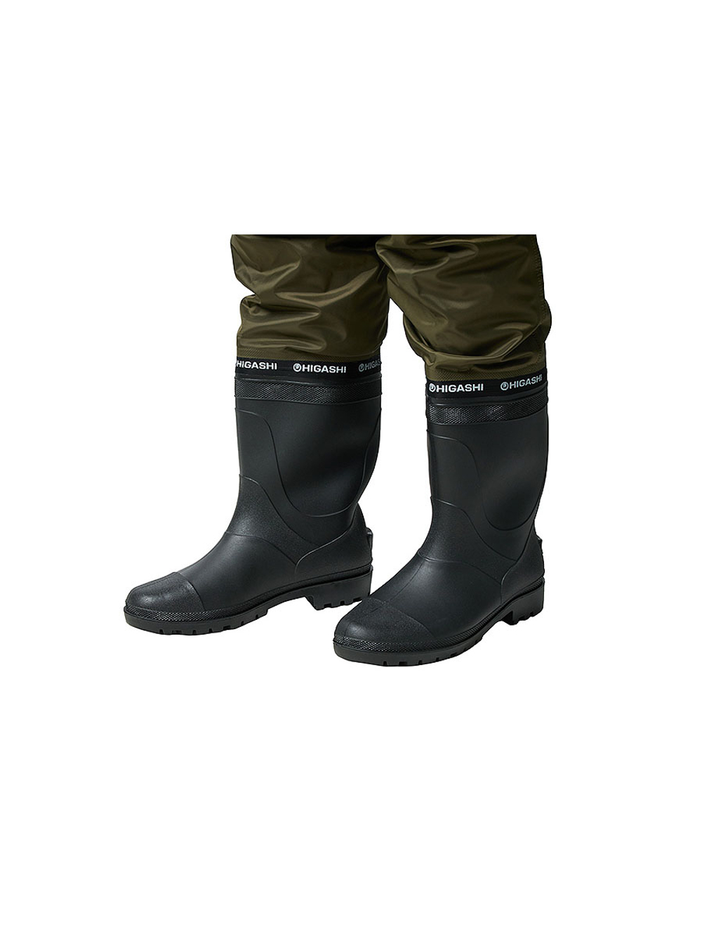 Вейдерсы забродники для рыбалки HIGASHI River w/boot (резиновая подошва) XL