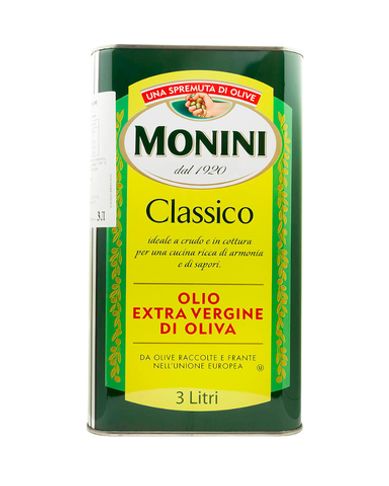 Масло оливковое Monini Экстра Вирджин Классико 3 л