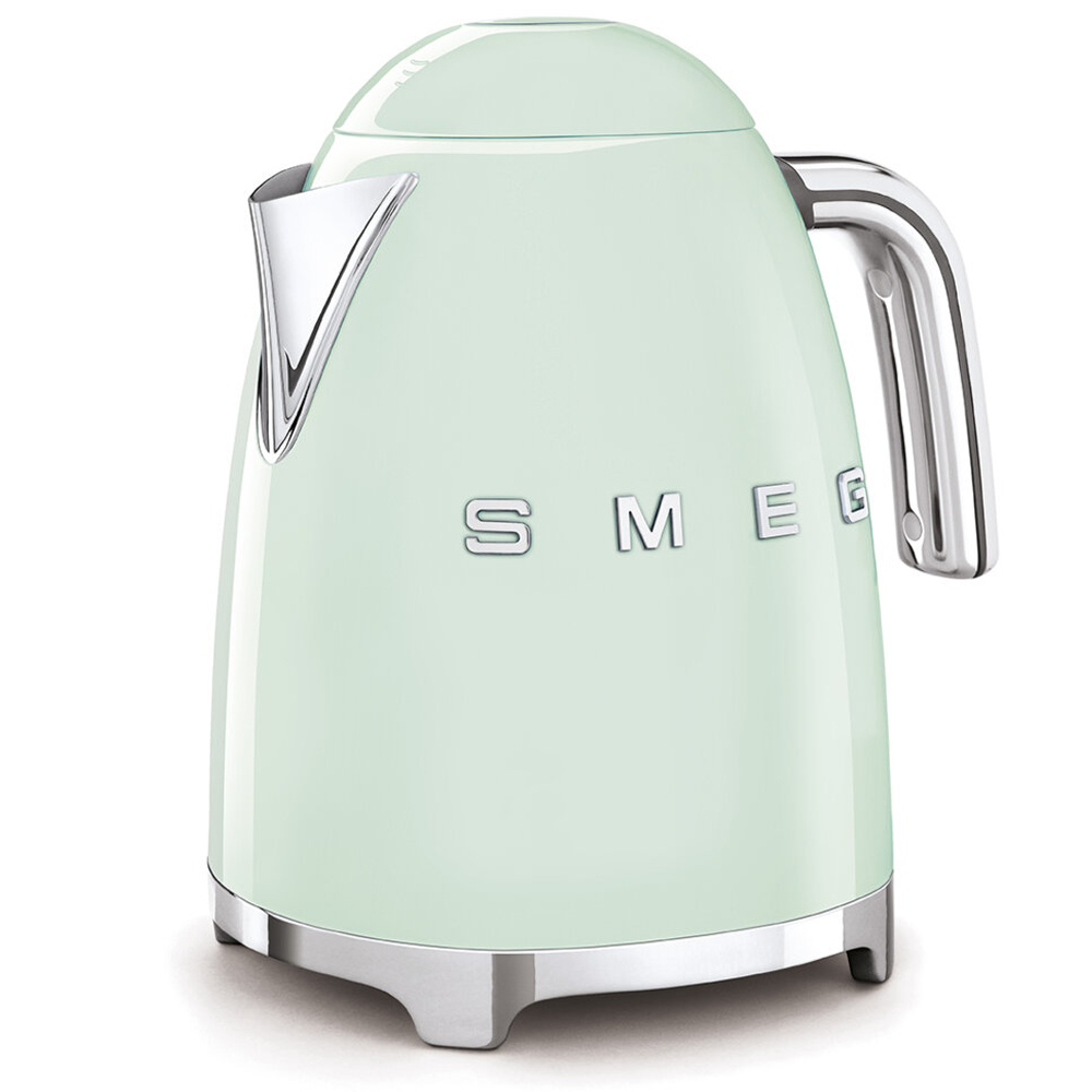 Чайник 1.7л Smeg Стиль 50-х годов 3D пастельный зеленый