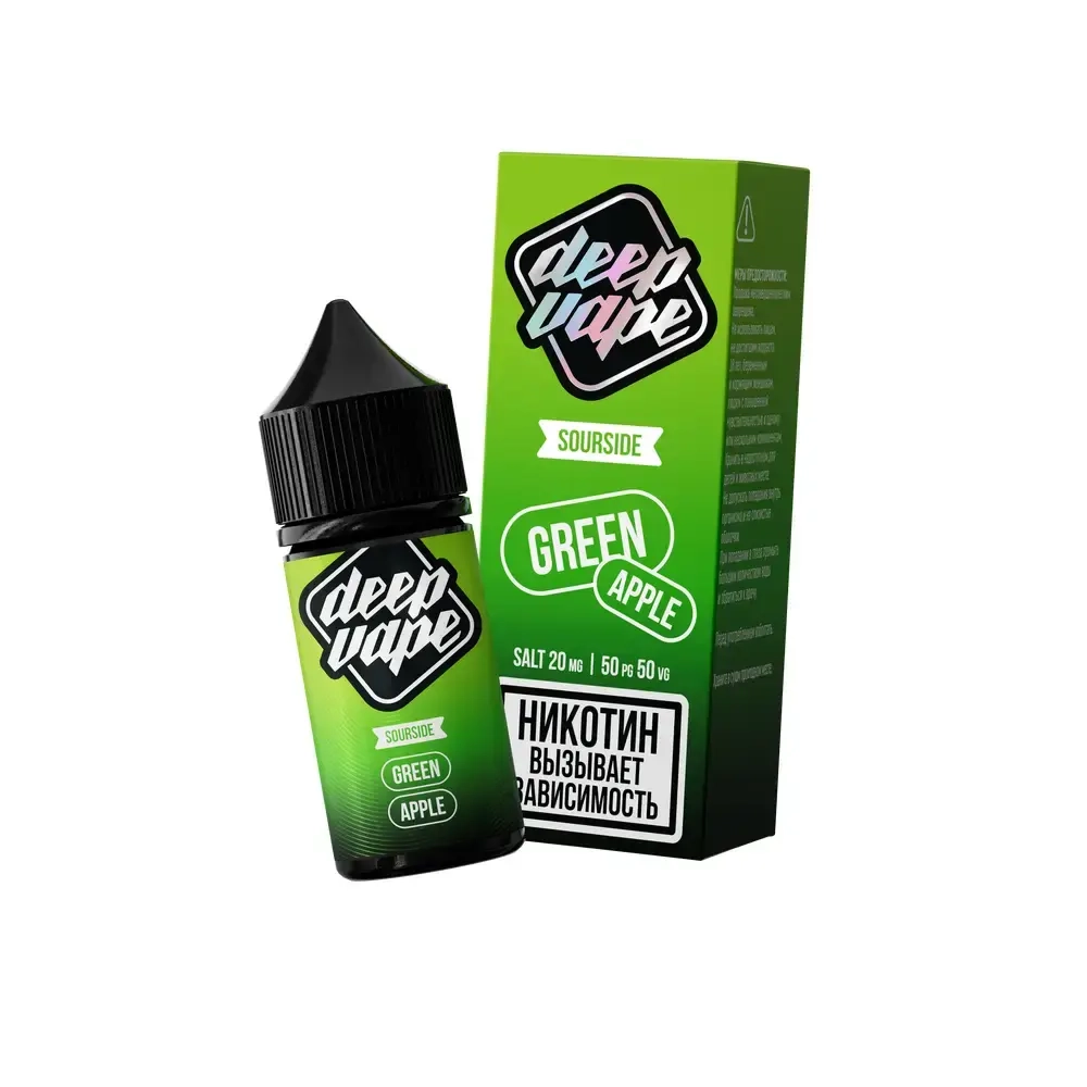 Жидкость DeepVape SourSide 30ml Green Apple МТ