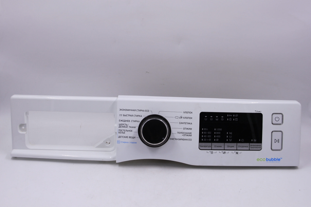Модуль управления DC92-02513A стиральной машины Samsung WW60J42E0HWOLD в сборе с пластиком