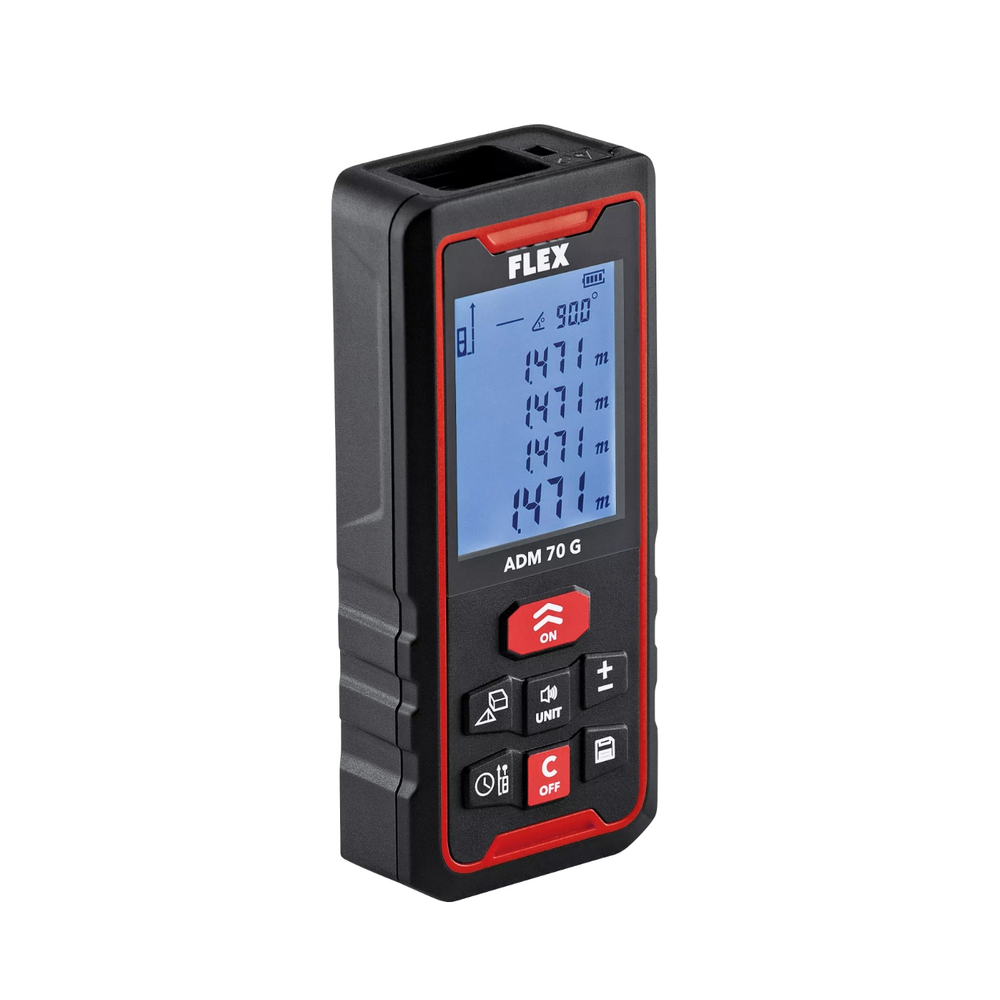 Лазерный дальномер FLEX ADM 70 G, расчет длины, площади, объема, высоты 518956