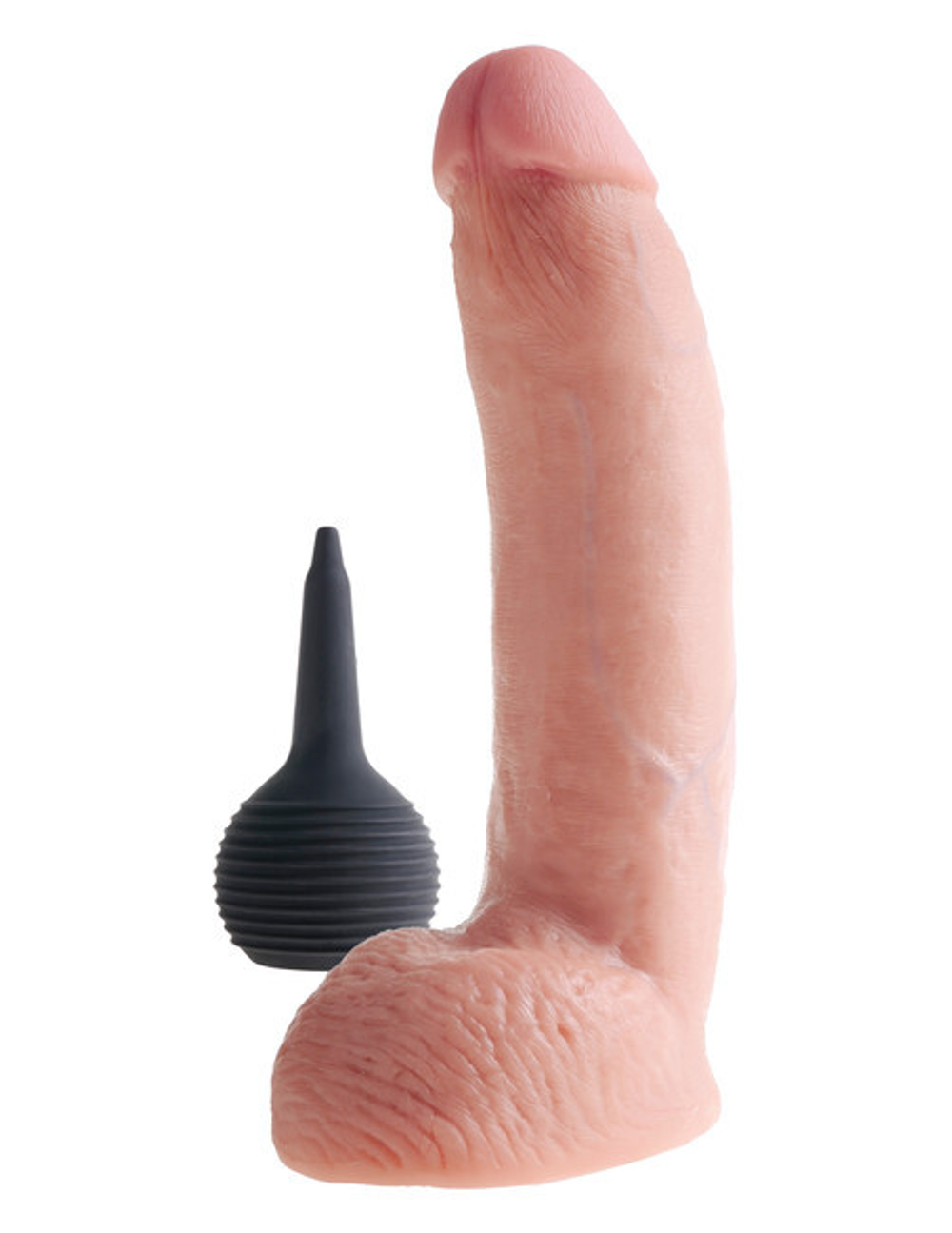 Фаллоимитатор с функцией семяизвержения King Cock 9 (Цвет: телесный)