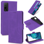 Стильный чехол-книжка из кожи для HONOR 10X LITE/ P SMART 2021 с отделом для наличных, 3 слотами для карт и подставкой