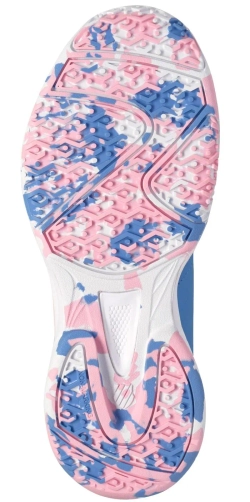 Детские теннисные кроссовки K-Swiss Court Express Omni - silver lake blue/white/orchid pink