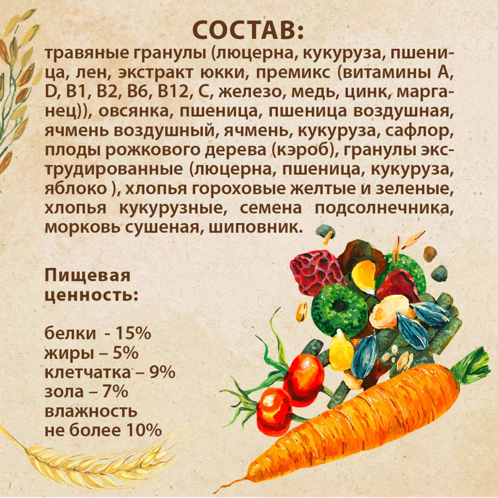 Корм для морских свинок Prime Ever, 450 г