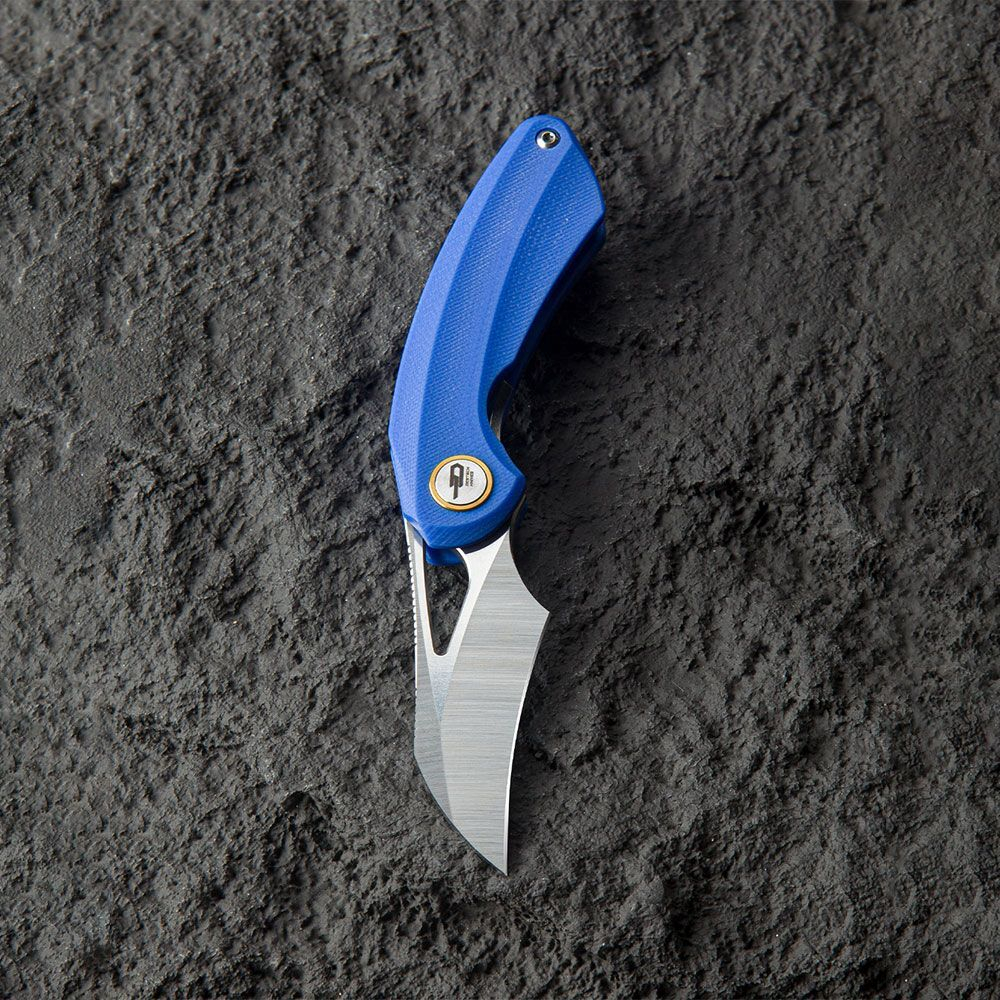 Нож складной Bestech Bihai сталь 14C28N, рукоять G10 синяя