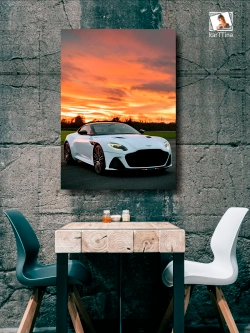 Картина "Aston Martin DBS Superleggera" на стену 30х40см 1шт