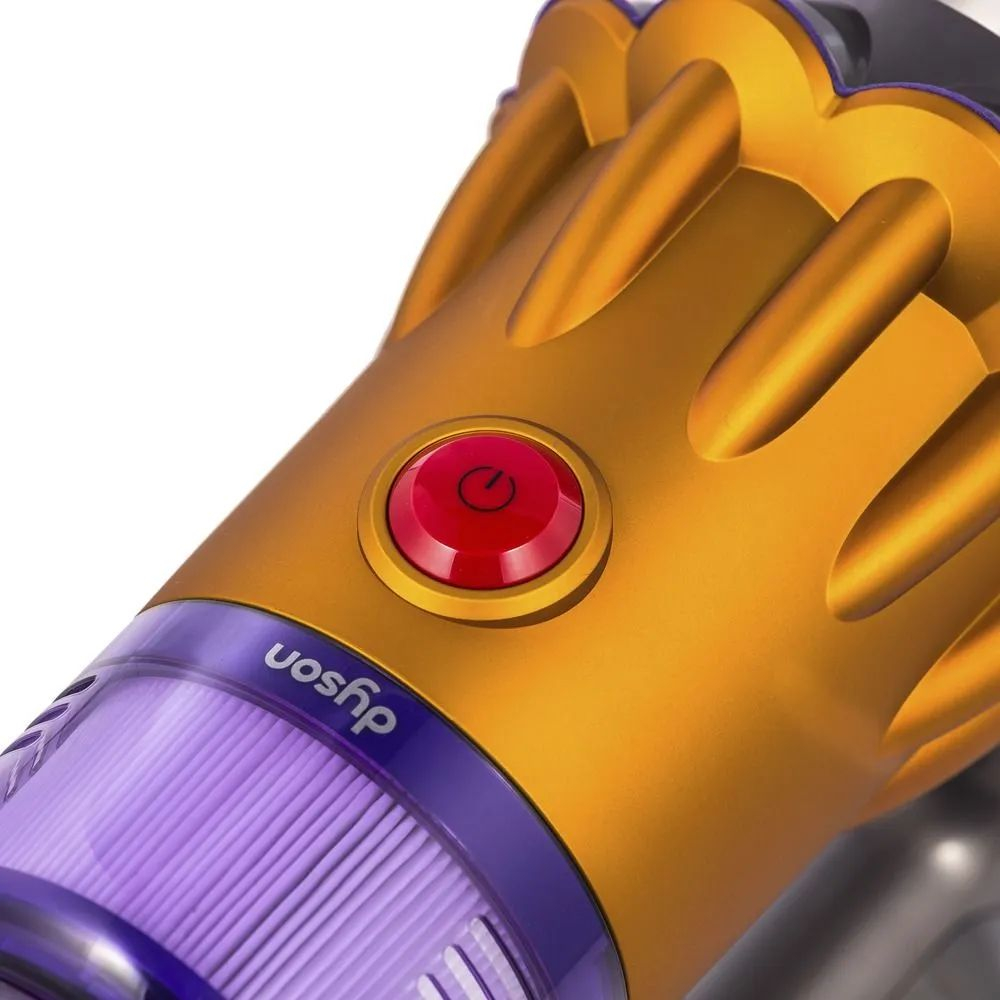 Вертикальный беспроводной пылесос Dyson V12 Detect Slim Absolute, 545Вт, серебристый/желтый 448884-01 EU