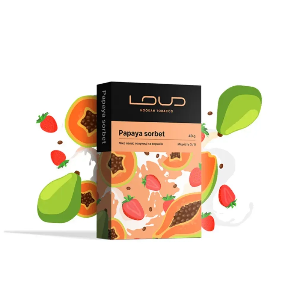 LOUD Dark Line - Papaya Sorbet (40г)