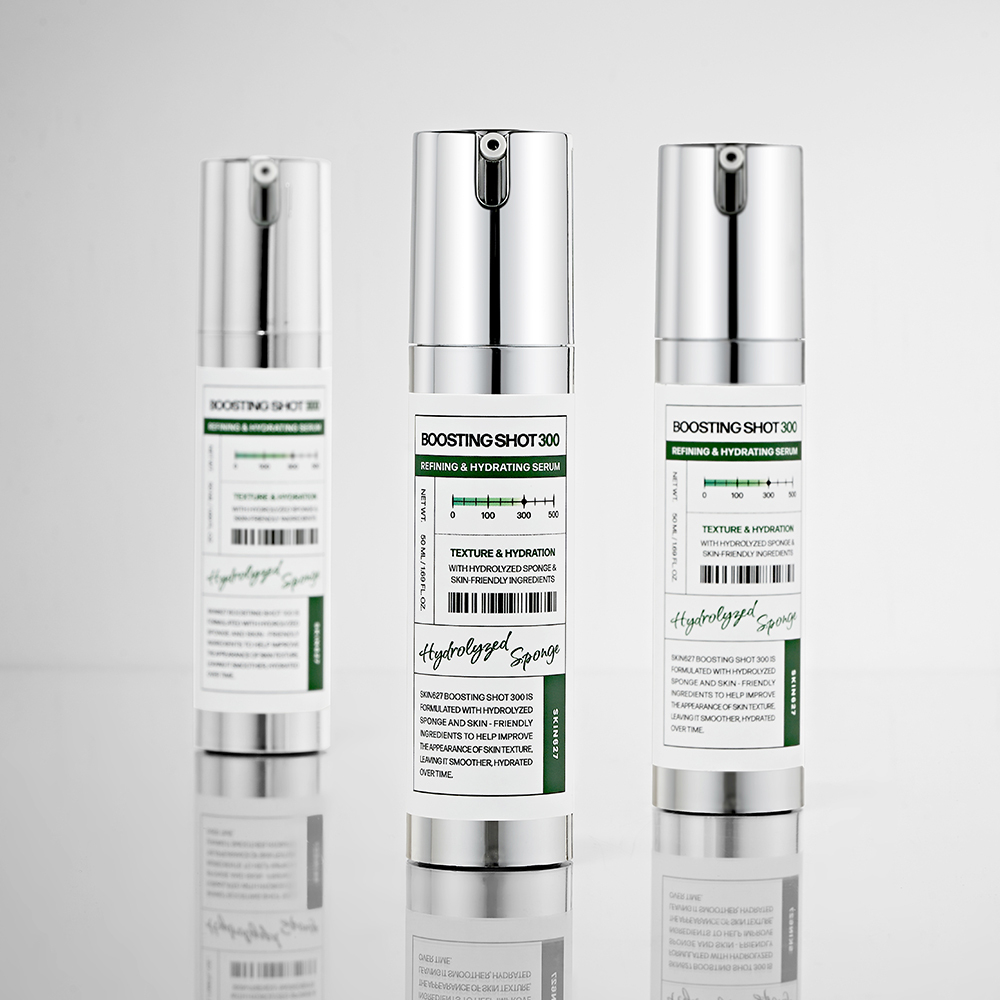 SKIN627 Бустер-сыворотка с микроиглами Boosting Shot 300 (50 мл)+ ПОДАРОК Тканевая маска Cica With Green Tea Facial Sheet Mask