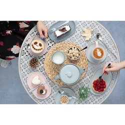 Тарелка сервировочная cafe concept 19,6х12,5 см розовая