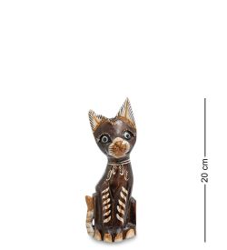 99-246 Фигурка «Кошка» н-р из трех 30,25,20 см (албезия, о.Бали)