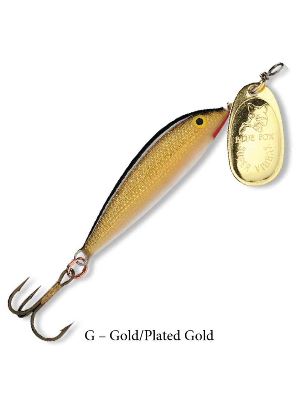 Блесна рыболовная вращающаяся Blue Fox Vibrax Minnow Spin №2, 3,5 г, TR