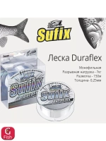 леска рыболовная монофильная Duraflex 100 м 0.25 мм 7 кг
