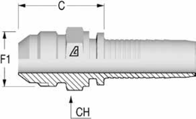 Фитинг DN 12 JIC (Ш) 7/8