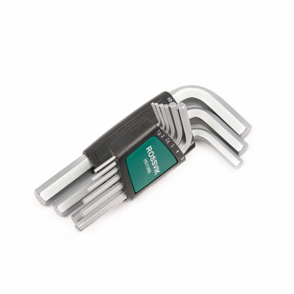 H0109S Набор ключей шестигранных ROSSVIK, 9пр
