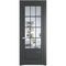 Межкомнатная дверь эмаль Profil Doors 4.2.2 (р.12) PD графит стекло прозрачное