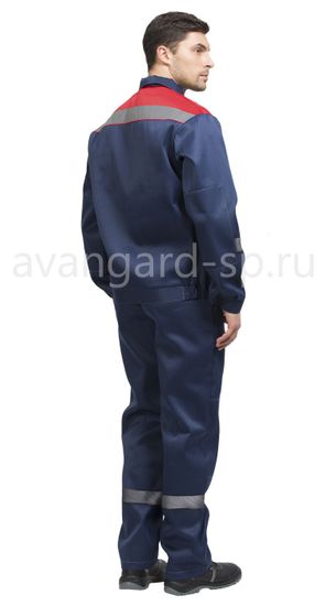 Костюм "Тимбер" брюки (т.синий/красный)