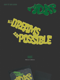 (ПРЕДЗАКАЗ) Альбом ADAP - ALL DREAMS ARE POSSIBLE 1st Mini Album