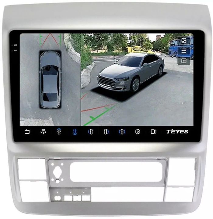 Магнитола для Toyota Alphard 1 H10 2005-2008 - Teyes CC3-2K-360 на Android 10, Быстрая, 2K QLED, CarPlay, 4G SIM-слот, 4 камеры в комплекте