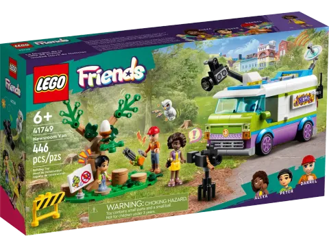Конструктор LEGO Friends 41749 Фургон отдела новостей