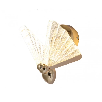 08444,33 Бра Баттерфляй золото w17*13 h20 Led 6W (3000K)