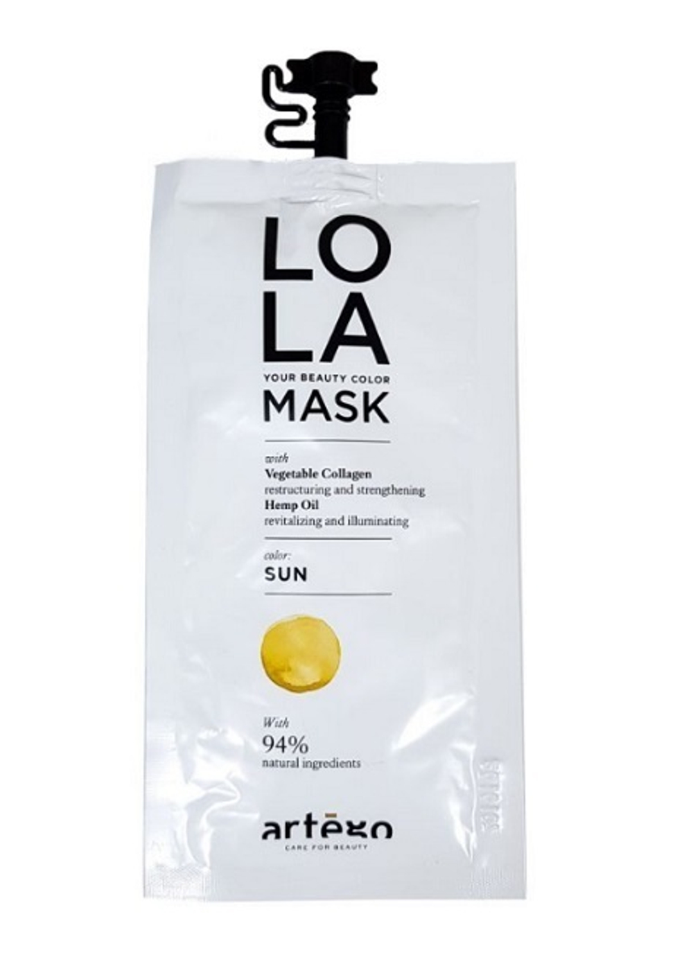 Оттеночная маска LO LA оттенок СОЛНЦЕ 20мл / LO LA mask SUN 20ml