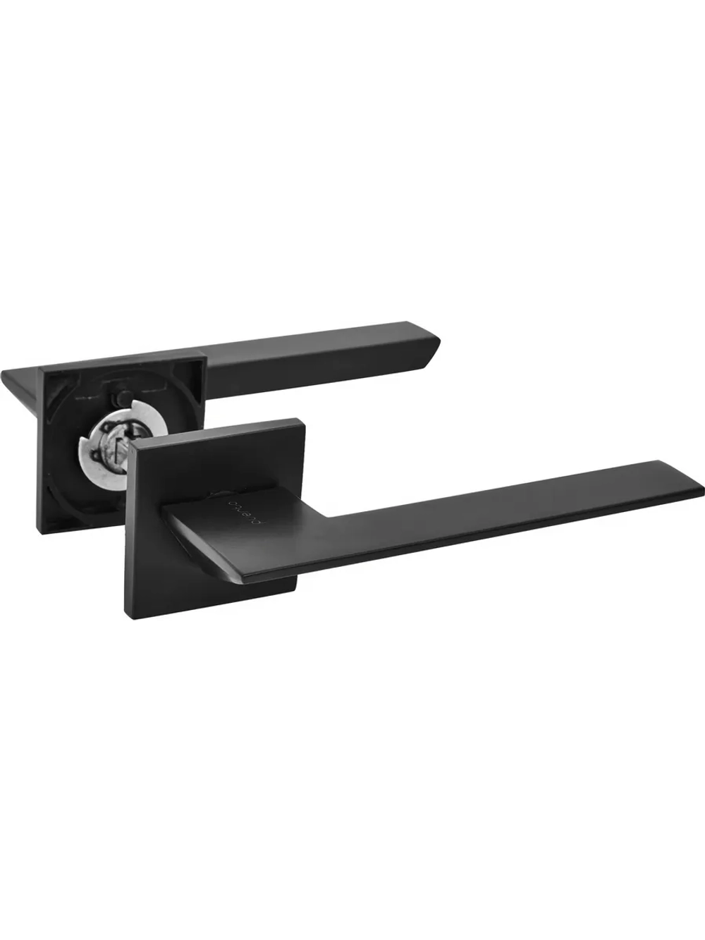 Дверная ручка PUERTO Латте, серия SLIM, черный INAL 543-03 slim B