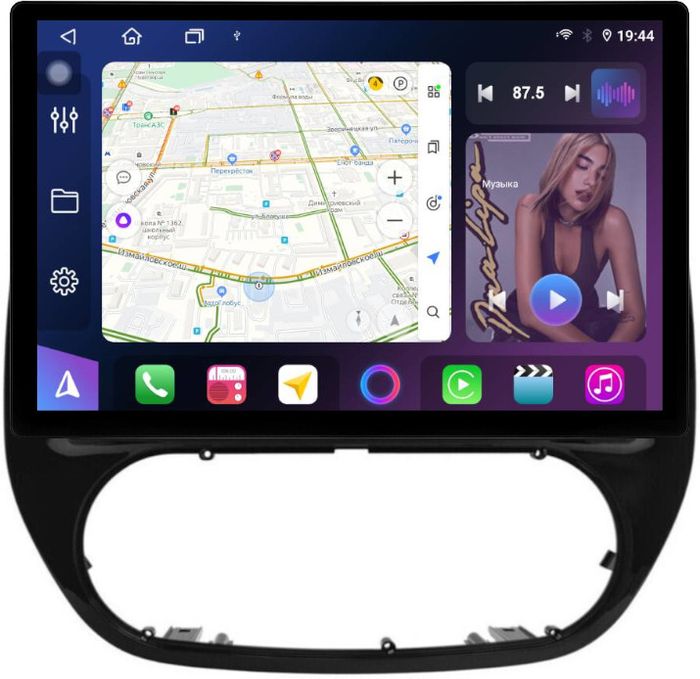 Магнитола для Renault Kaptur 2016+ - FarCar BX877 монитор 13" 2K QLED на Android 13, TS10, 6+128, CarPlay, 4G SIM-слот