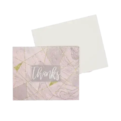 Открытка мини Thanks, 8,8 × 10,7 см