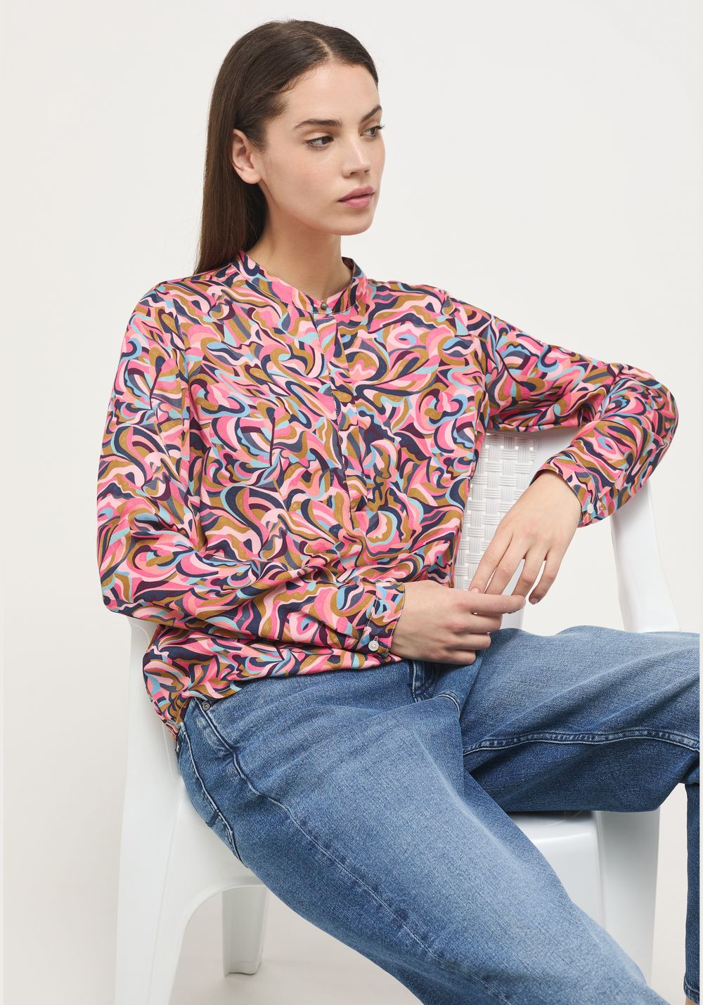 Блузка Emma AOP Blouse 1014202-12479