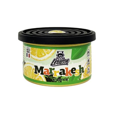 Leraton Ароматизатор для автомобиля в банке Marrakesh (Lemon Squash/Лимонад)