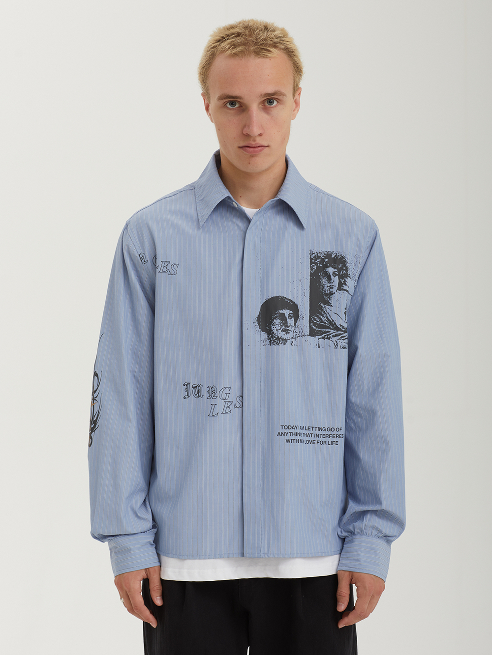 Мужская Рубашка Letting Go Today Button Up