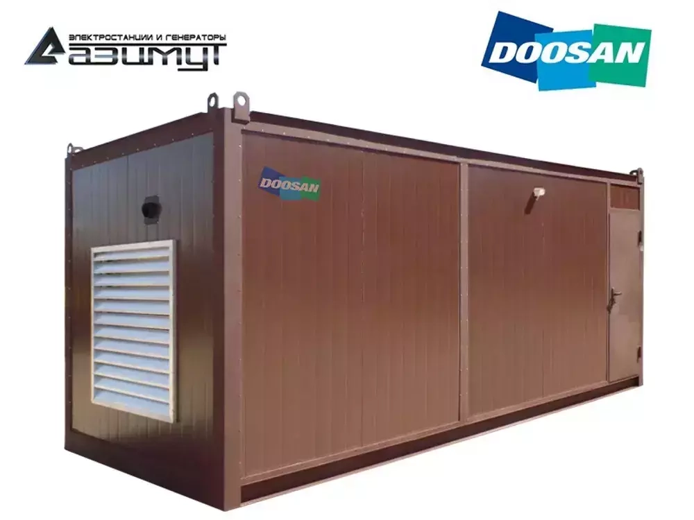 Дизельный генератор Азимут АД-400С-Т400-2РНМ17 Doosan в контейнере с автозапуском