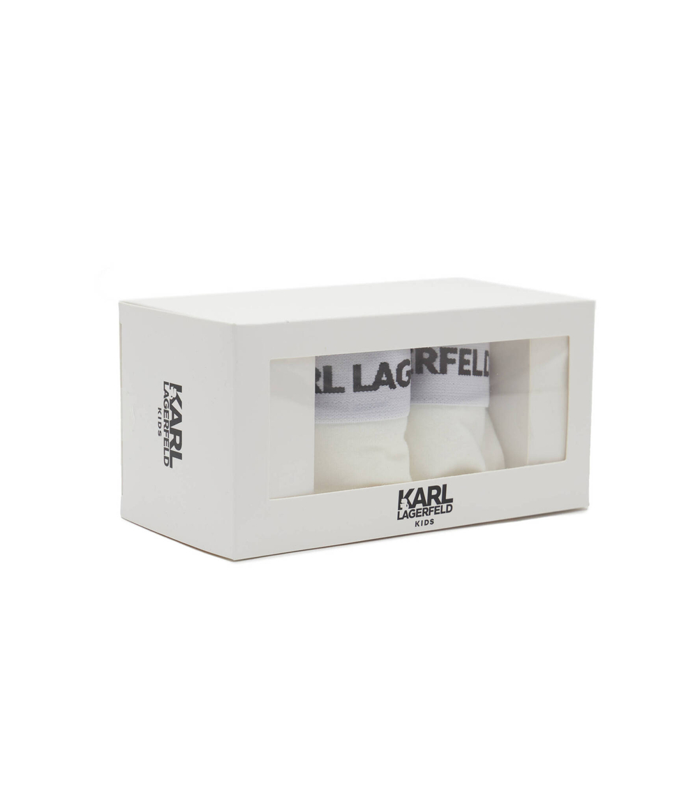 трусики 2 пары Karl Lagerfeld Kids - белый(Z10147)