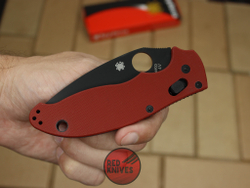 Нож Spyderco Manix 2 Бургунди BK C95GP2 BRGBK