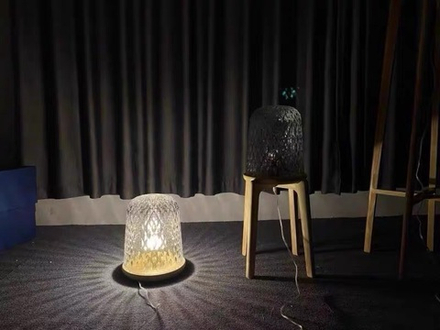 Table design lamp Folia Footed by Saint-Louis