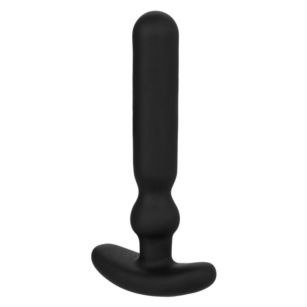 Черный анальный вибростимулятор Rechargeable Large Anal-T - 15 см. (Цвет: черный)