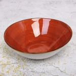 Салатник керамический «Corsica orange» 22*7см