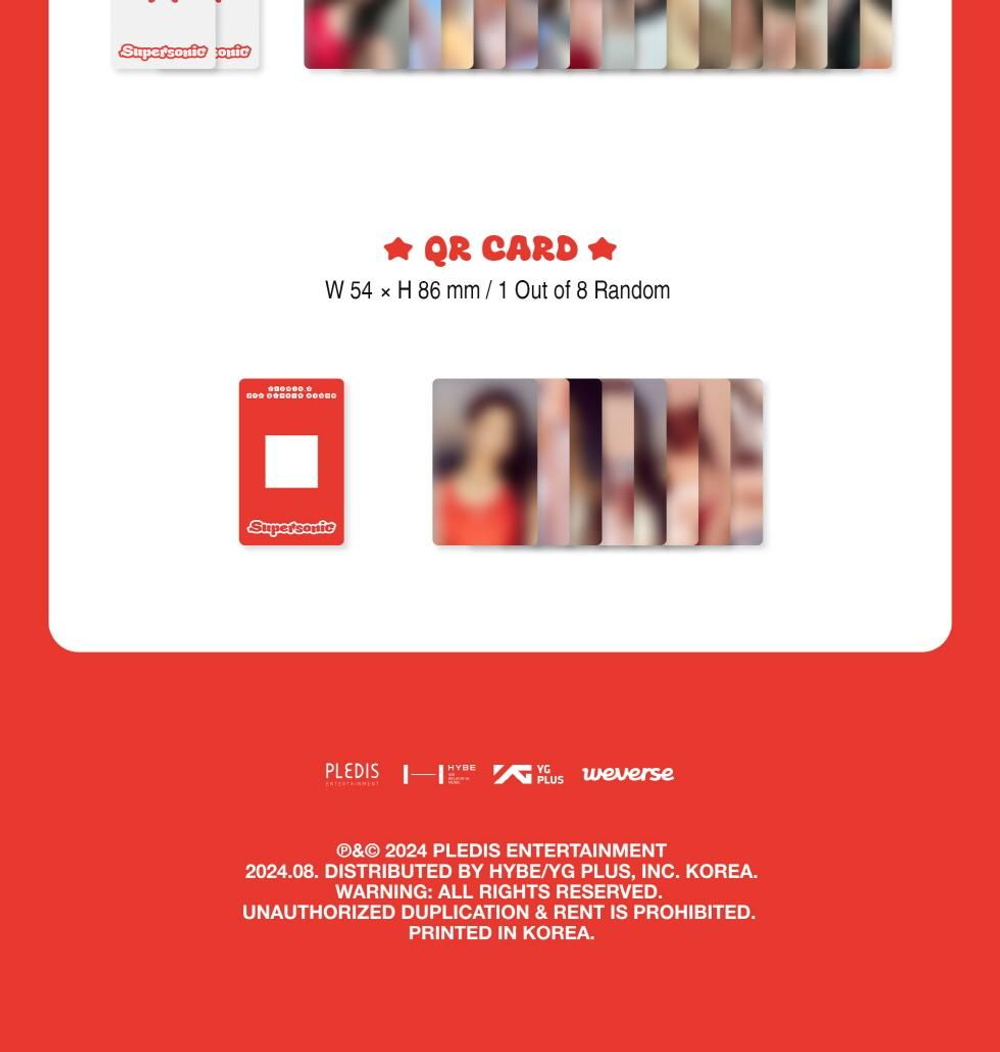 Альбом fromis_9 - SUPERSONIC 3rd Single Album WVS ALBUMS RANDOM Version
